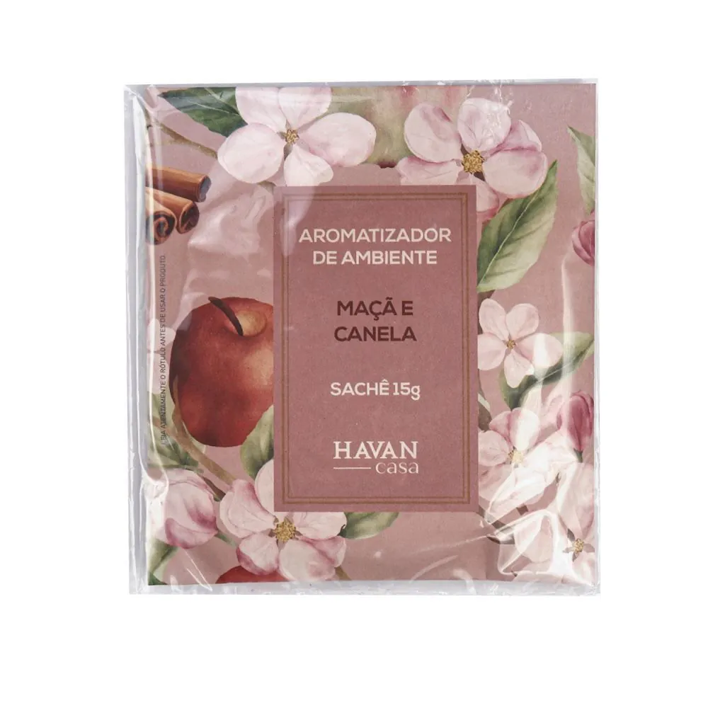 Sachê Aromatizante Evita Mofo 15G - Maça e Canela