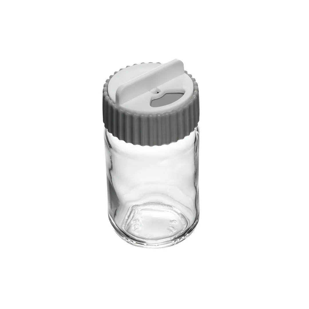 Saleiro com Tampa Rotativa Siena Lyor 100Ml - Cinza
