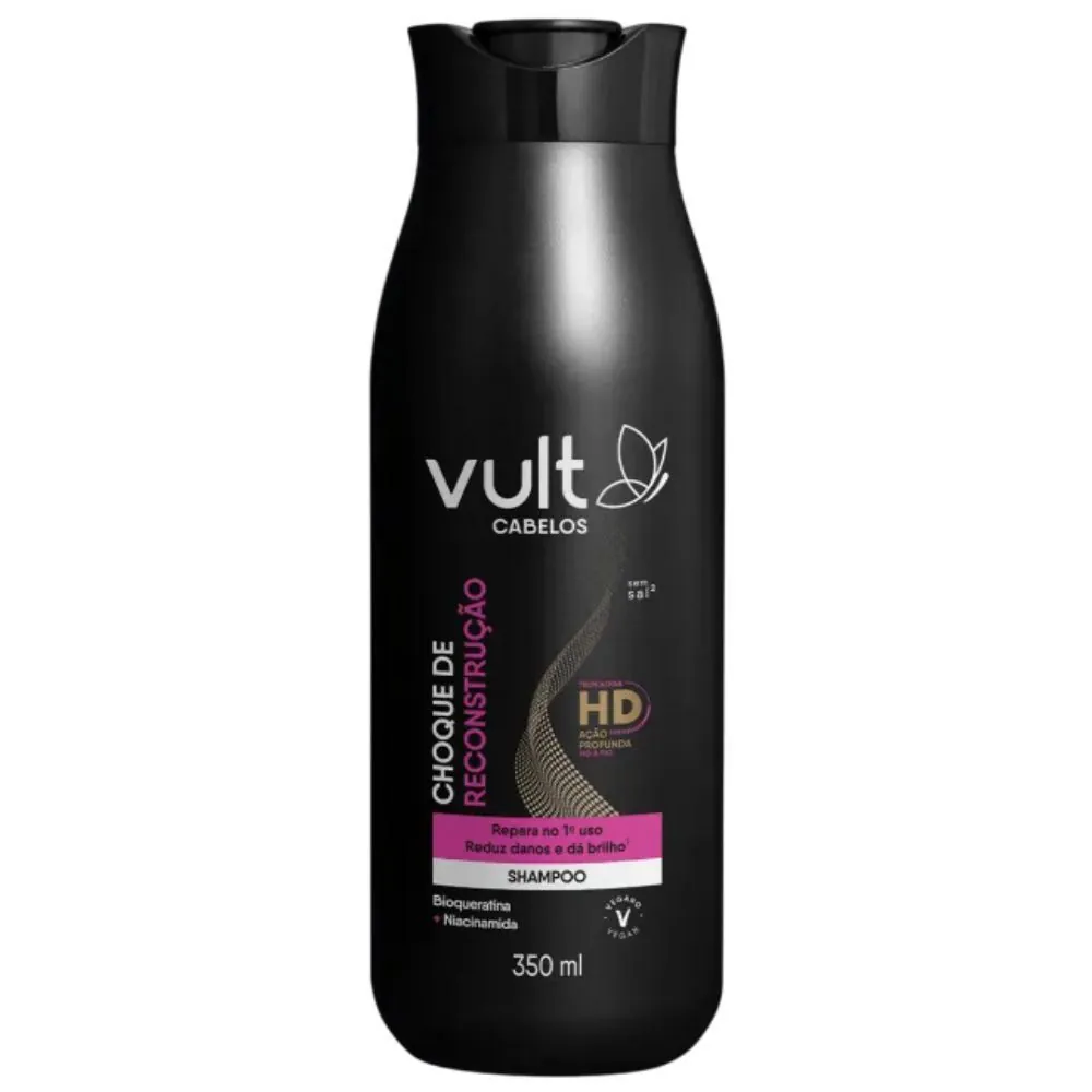 Shampoo Choque de Reconstrução Vult - 350ml