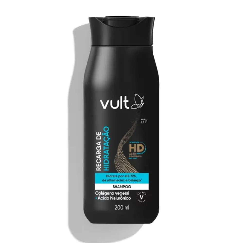 Shampoo Recarga de Hidratação 350Ml Vult Cabelos
