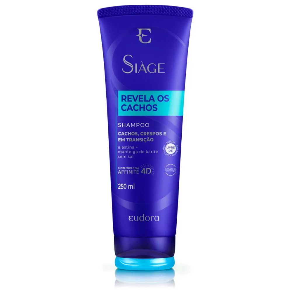 Shampoo Revela Os Cachos Eudora Siàge - 250ml