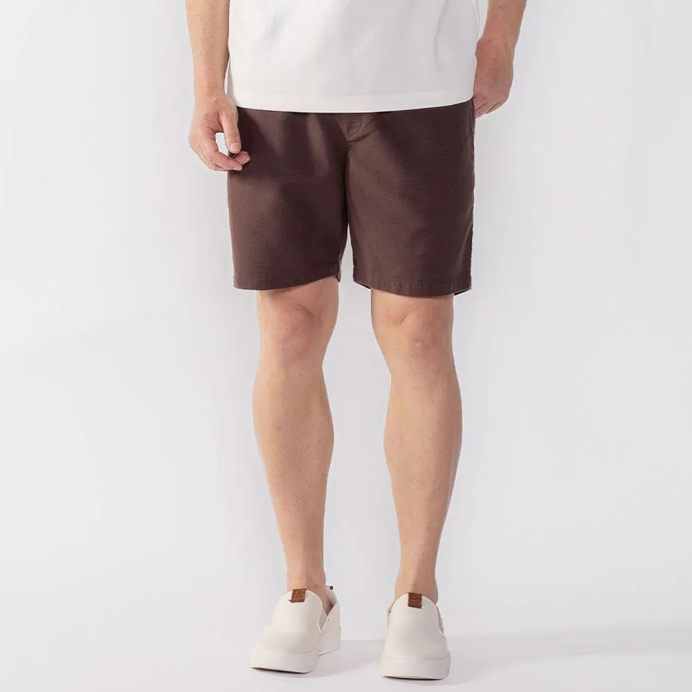 Short Masculino com Textura Thing Marrom 19-1314