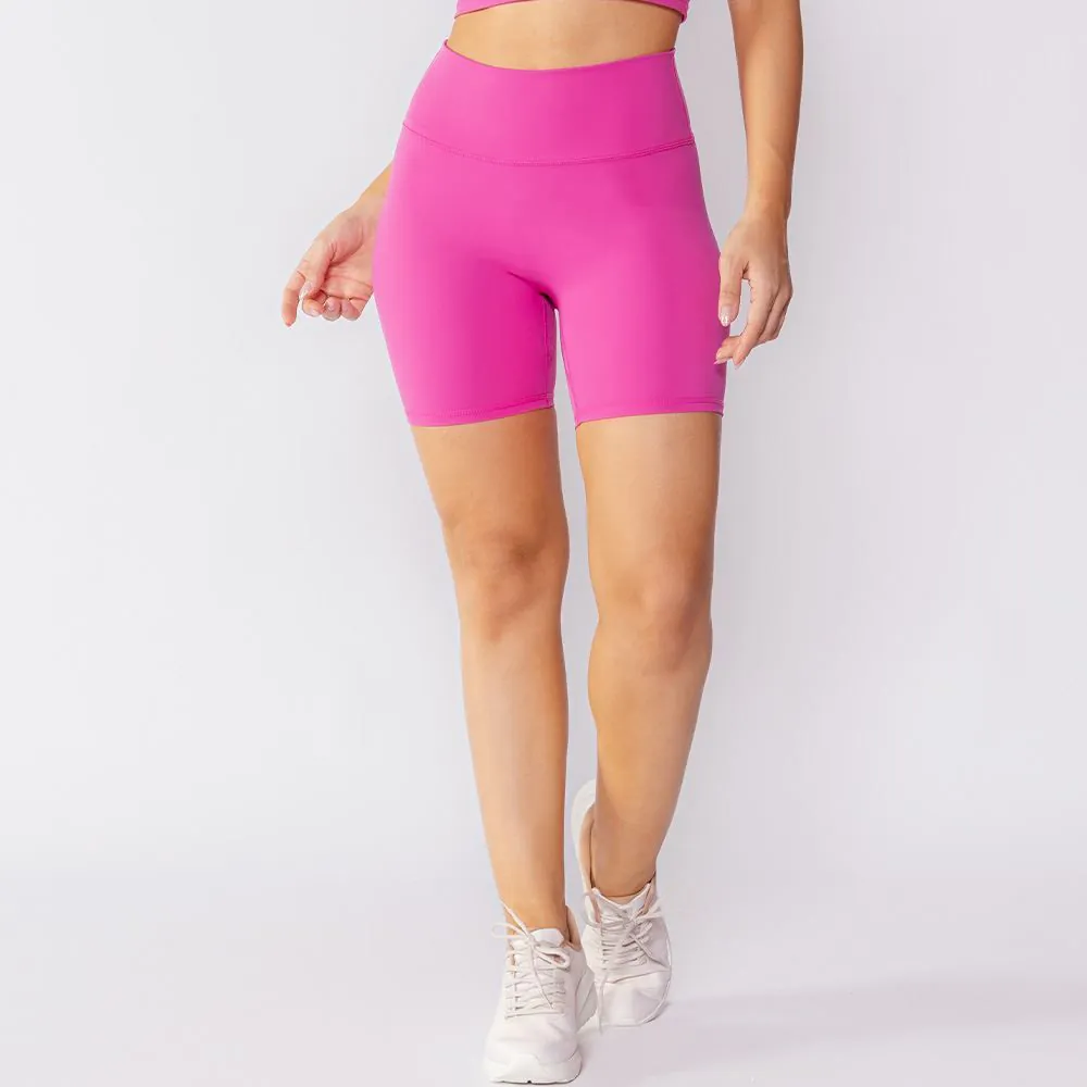 Short Fitness Feminino com Cós Duplo Scream Rose Violet