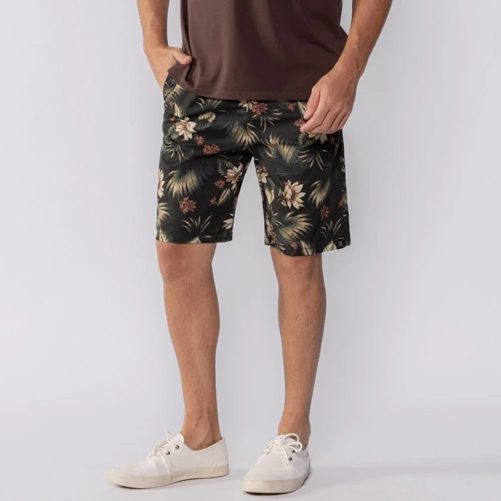 Short Masculino de Algodão Thing Folhagem
