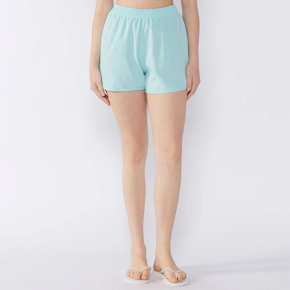 Short Tactel Feminino Boby Blues Verde Agua