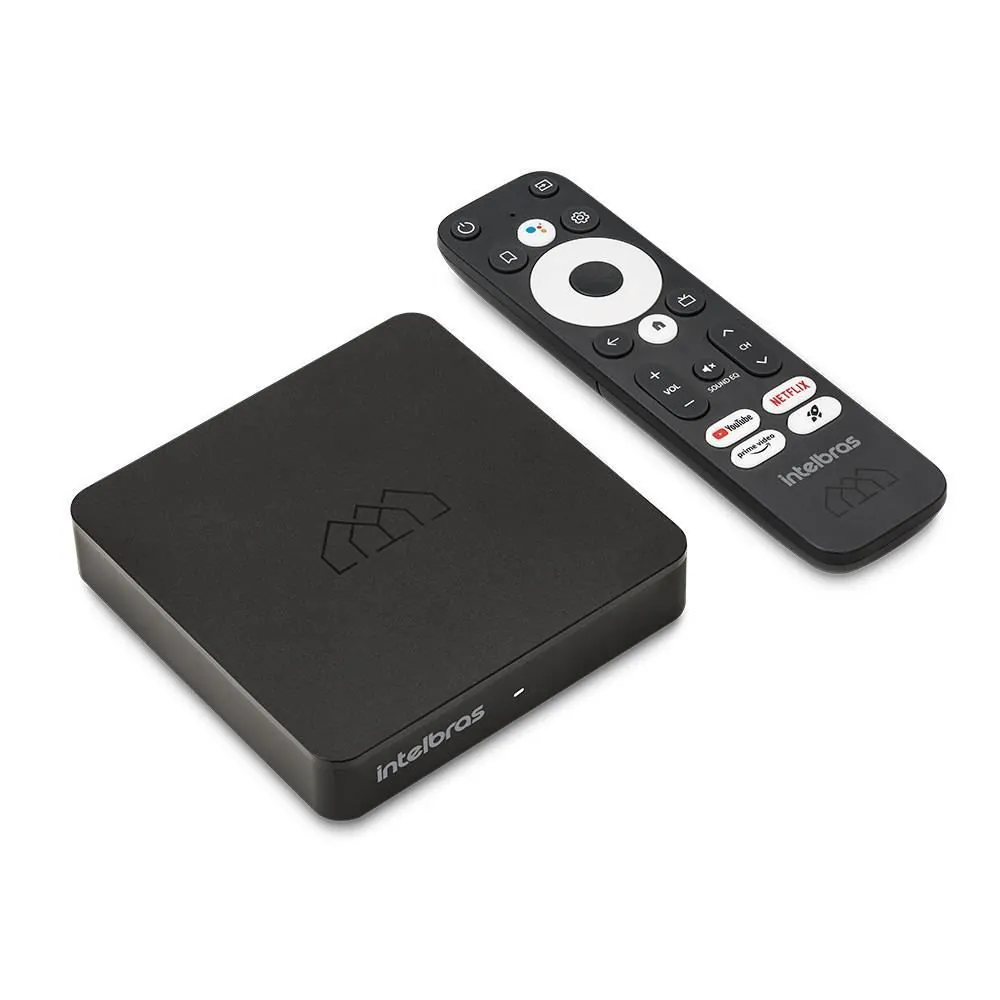 Smart Box Android Tv Izy Play Full Hd Intelbras - Bivolt