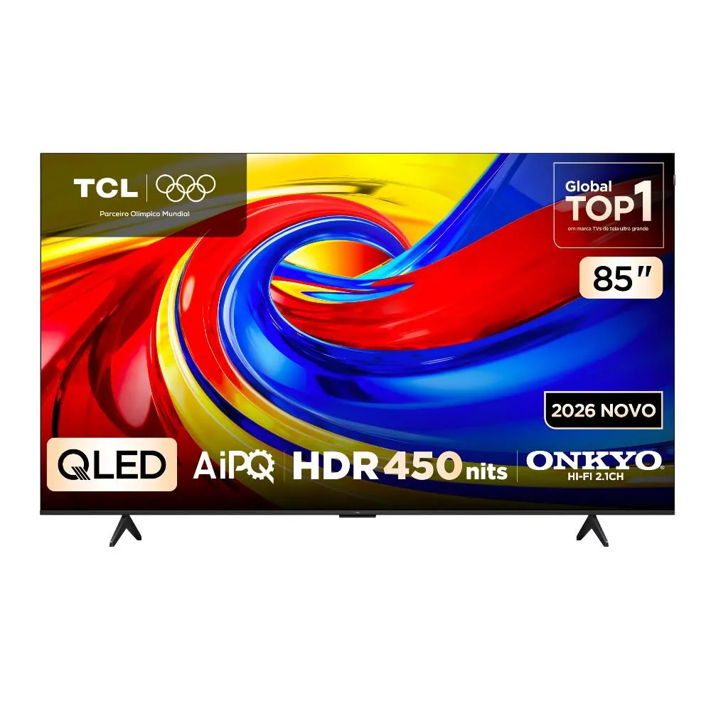 Smart Tv Tcl 85" Qled 4K P7l Google Tv Dolby Vision
