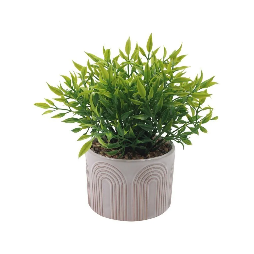 Suculenta Artificial com Vaso de Cerâmica 22Cm - Sortido