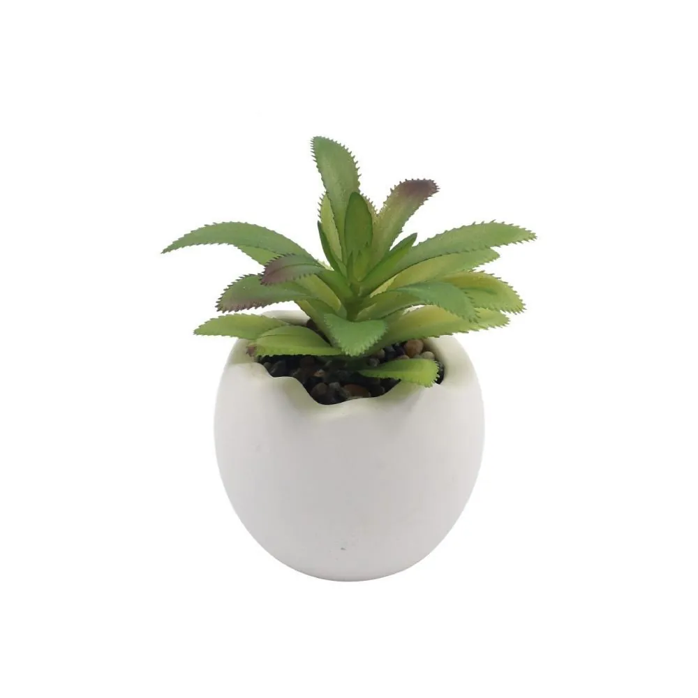 Suculenta Artificial Vaso de Cimento 12Cm - Sortido