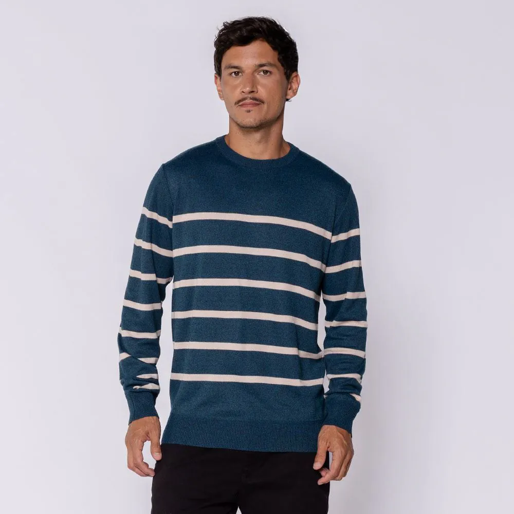 Suéter Masculino Gola Redonda em Tricot Thing Listrado 6