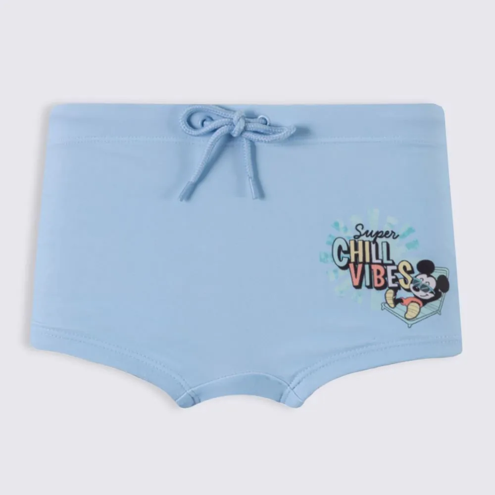 Sunga Infantil Menino Mickey 1 a 3 Anos Disney Azul