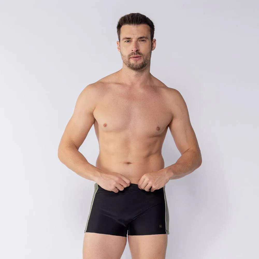 Sunga Masculina Boxer de Poliamida Mash Preto
