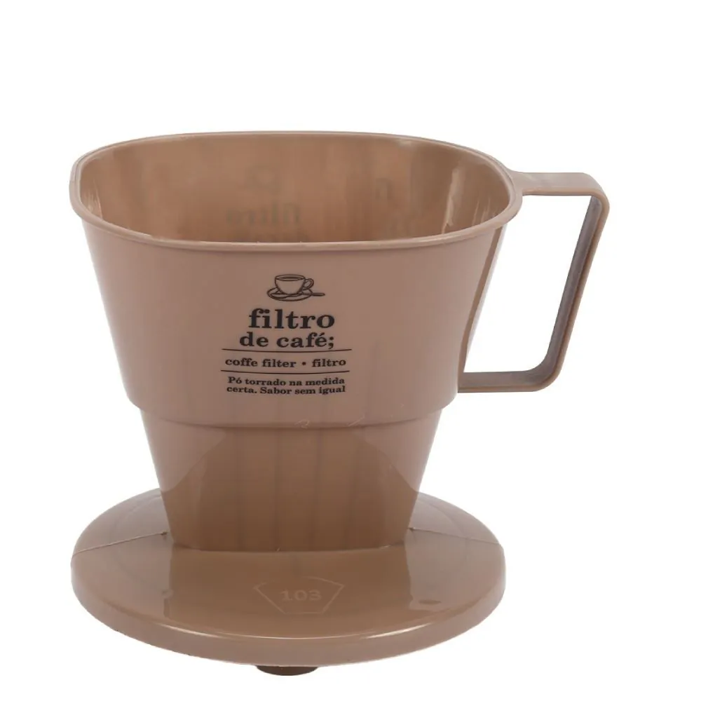 Suporte para Filtro de Café 600 ml Decorado Plasútil