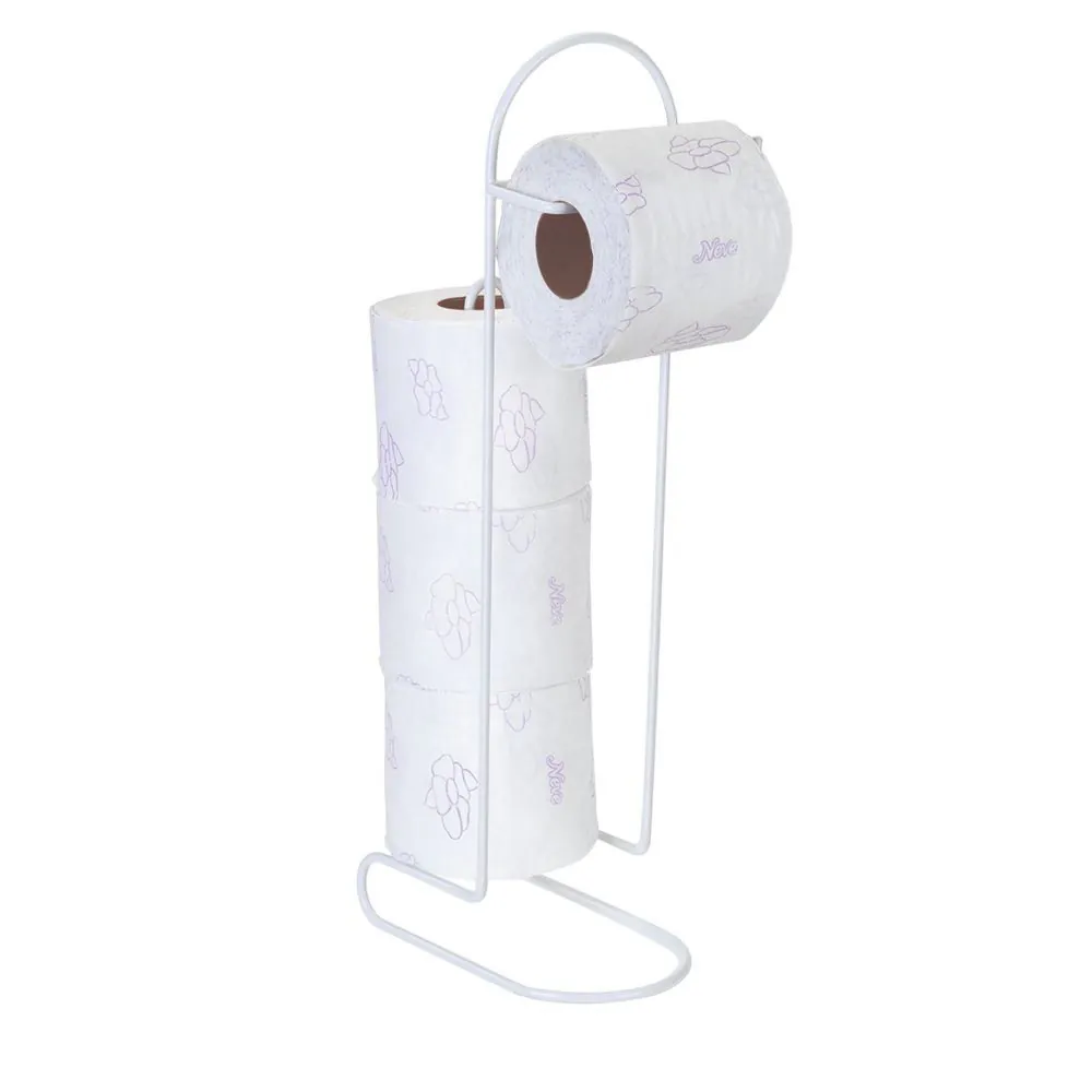 Suporte para 4 Rolos de Papel Higiênico Arthi - Branco