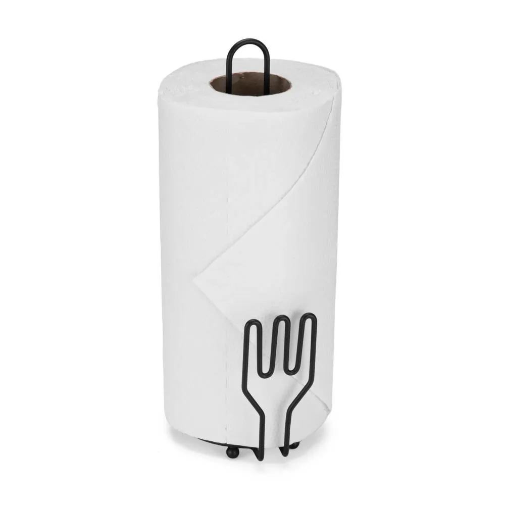Suporte para Rolo de Papel Toalha Black Eco Design Arthi - 15cm