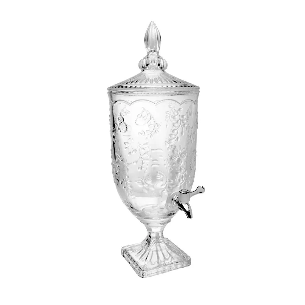 Suqueira em Vidro New Butterfly 4,5L Lyor - Transparente