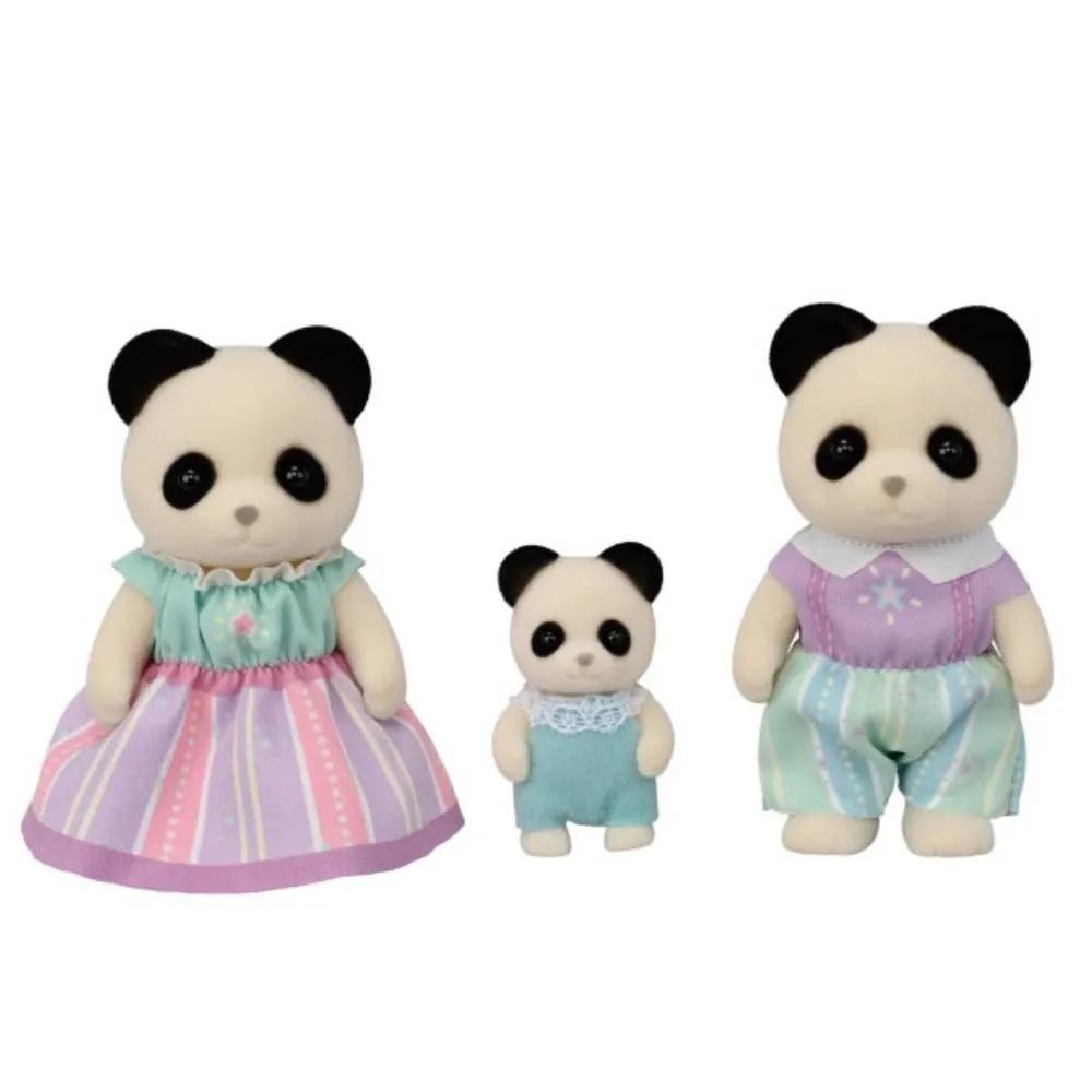 Sylvanian Families Conjunto Família dos Pandas Graciosos Epoch - 5770