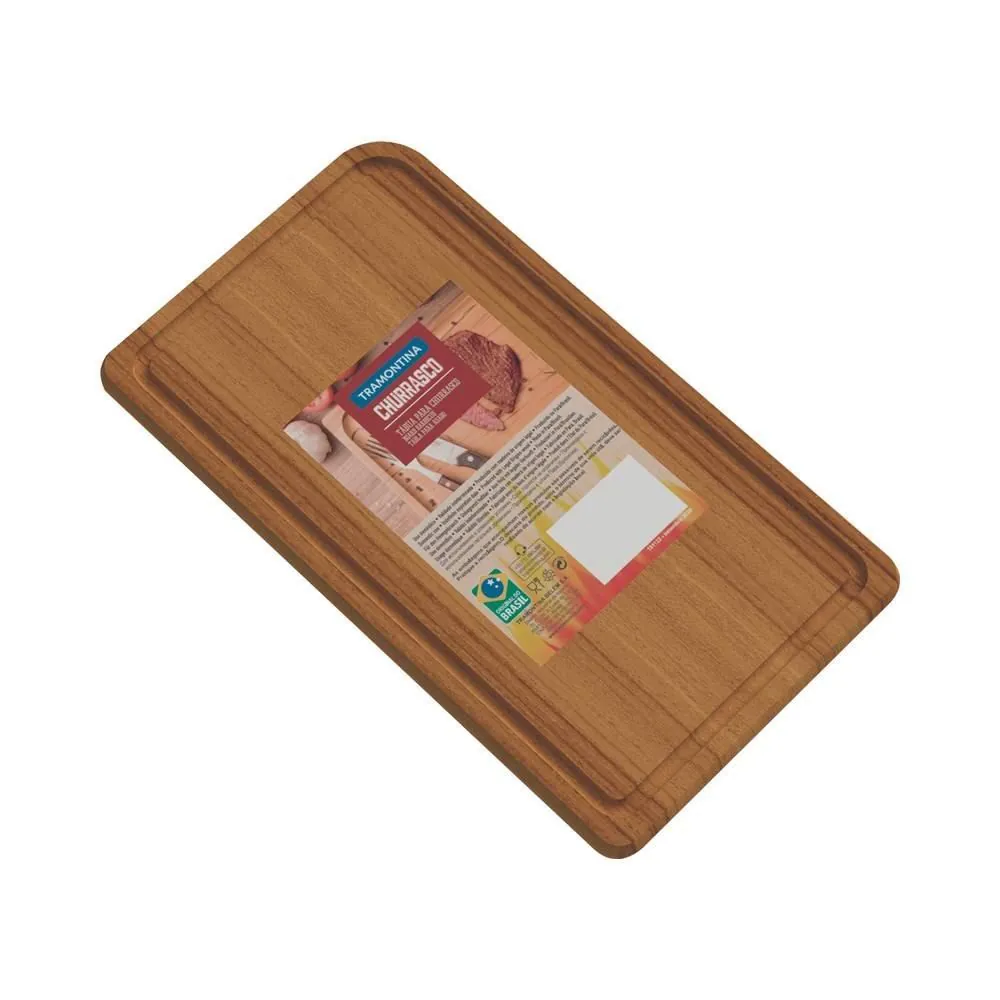 Tábua de Churrasco Tramontina 37X21cm - Retangular