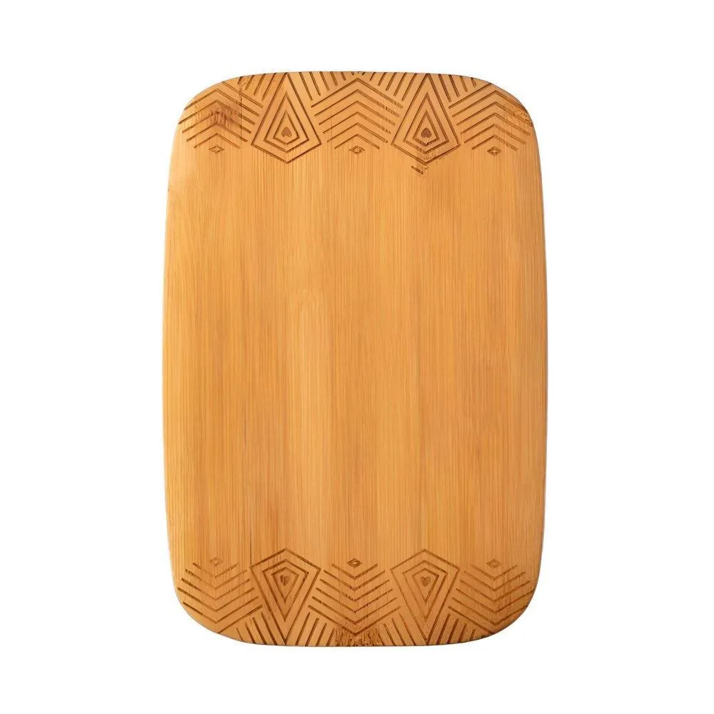 Tábua de Corte Estampada 30Cm - Bambu