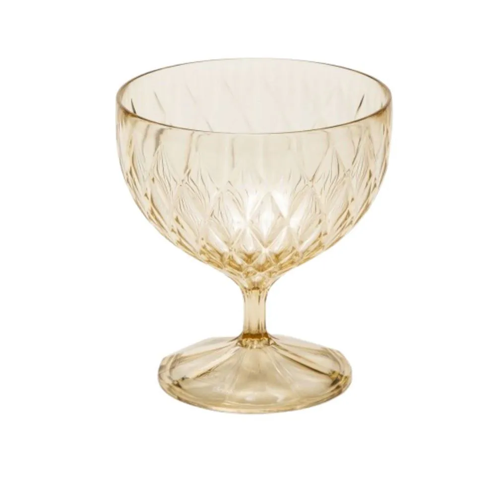 Taça de Sobremesa Plasútil Glamour 350Ml - Âmbar