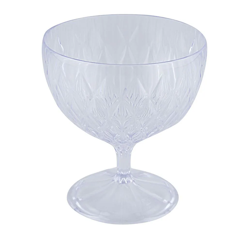 Taça de Sobremesa Plasútil Glamour 350Ml - Transparente