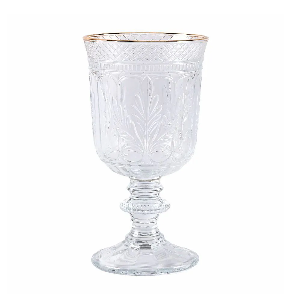 Taça de Água Florença Filete Dourado - 350ML