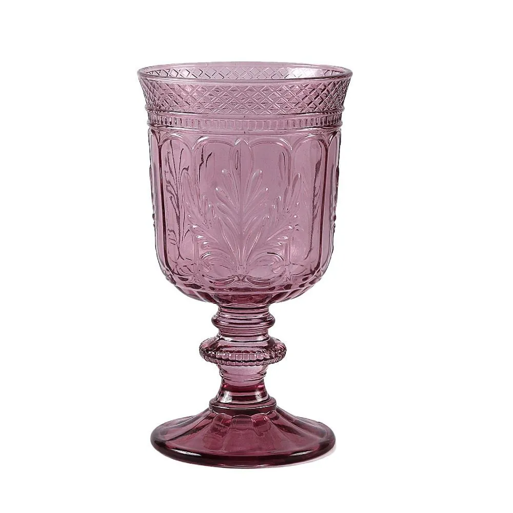 Taça de Água Florença Rosa - 350Ml