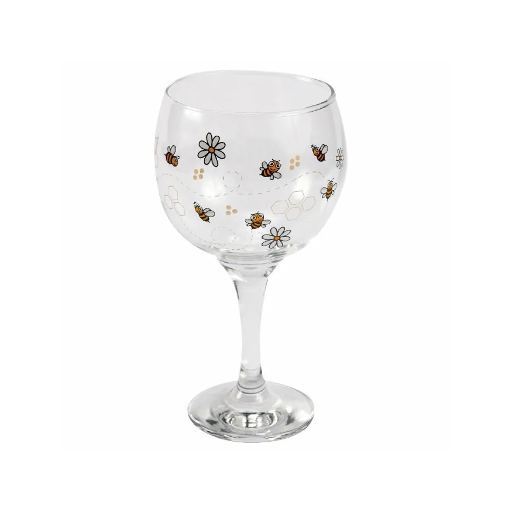Taça para Gin Abelhinhas Decormartin 600Ml - Transparente
