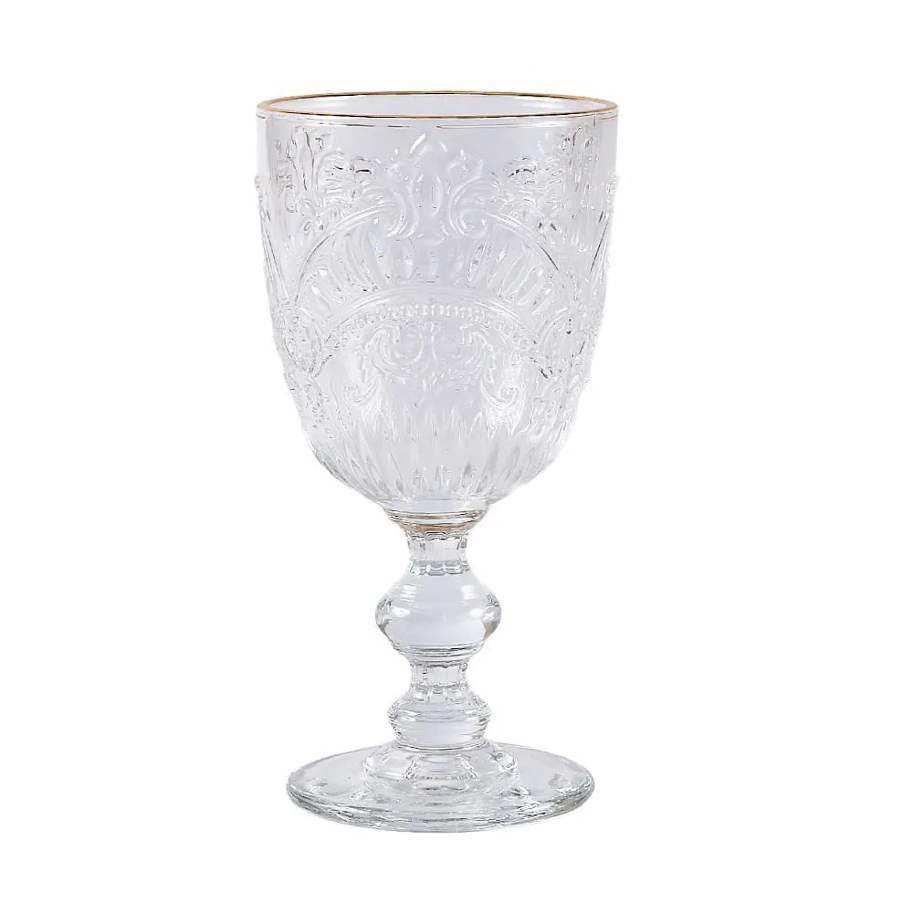 Taça de Água Viena Filete Dourado - 350Ml
