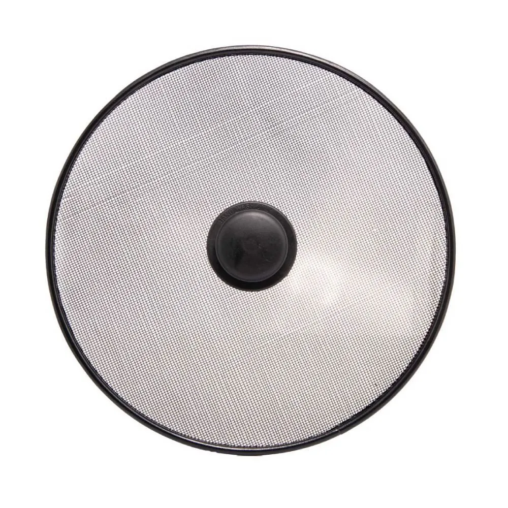 Tampa Protetora para Fritura 25Cm Lyor - Preta