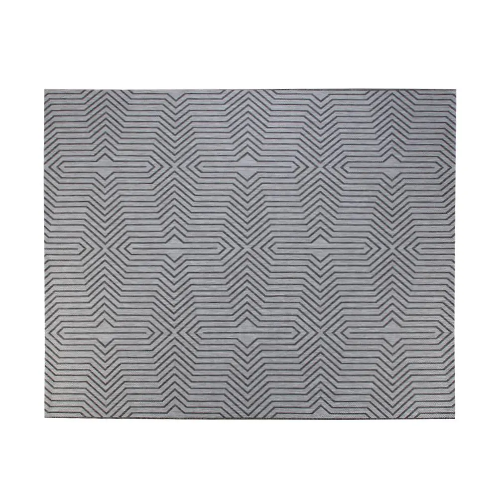 Tapete para Quarto e Sala 2,00X2,50 m Amazonas Sisal - 3D Prata