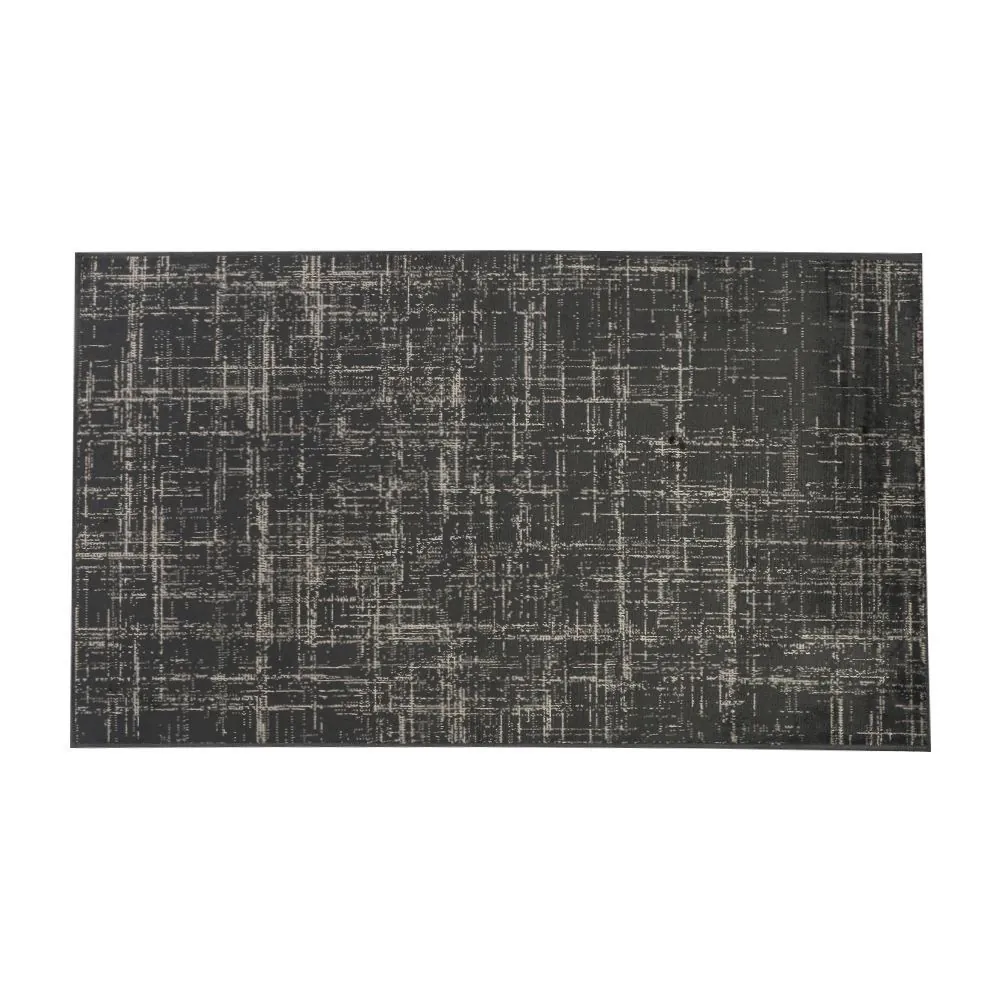 Tapete para Quarto e Sala 60Cm X 1,00M Belga - Linho Chumbo