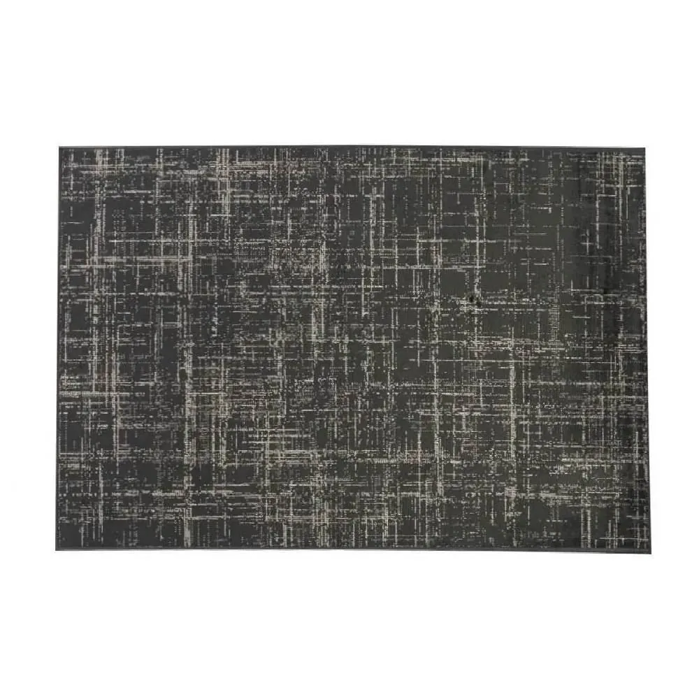 Tapete para Quarto e Sala 1,00X1,40 m Belga - Linho Chumbo