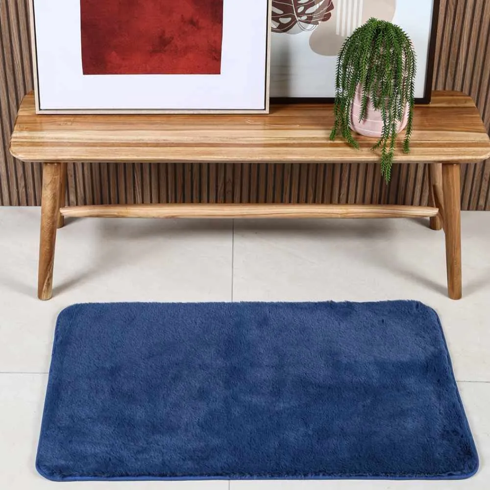 Tapete para Quarto e Sala Bellini 50X80 Cm - Jeans