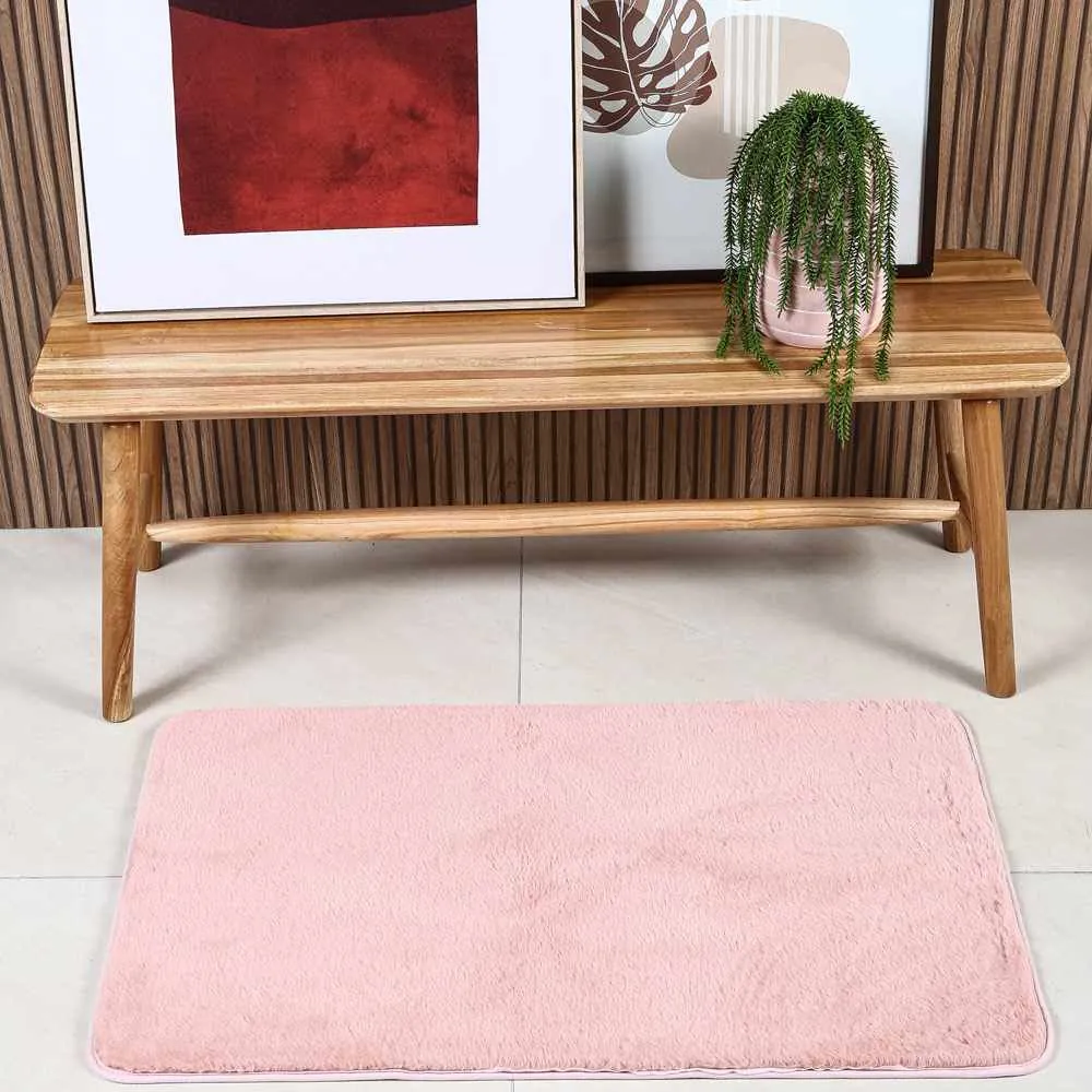 Tapete para Quarto e Sala Bellini 50X80 Cm - Rose
