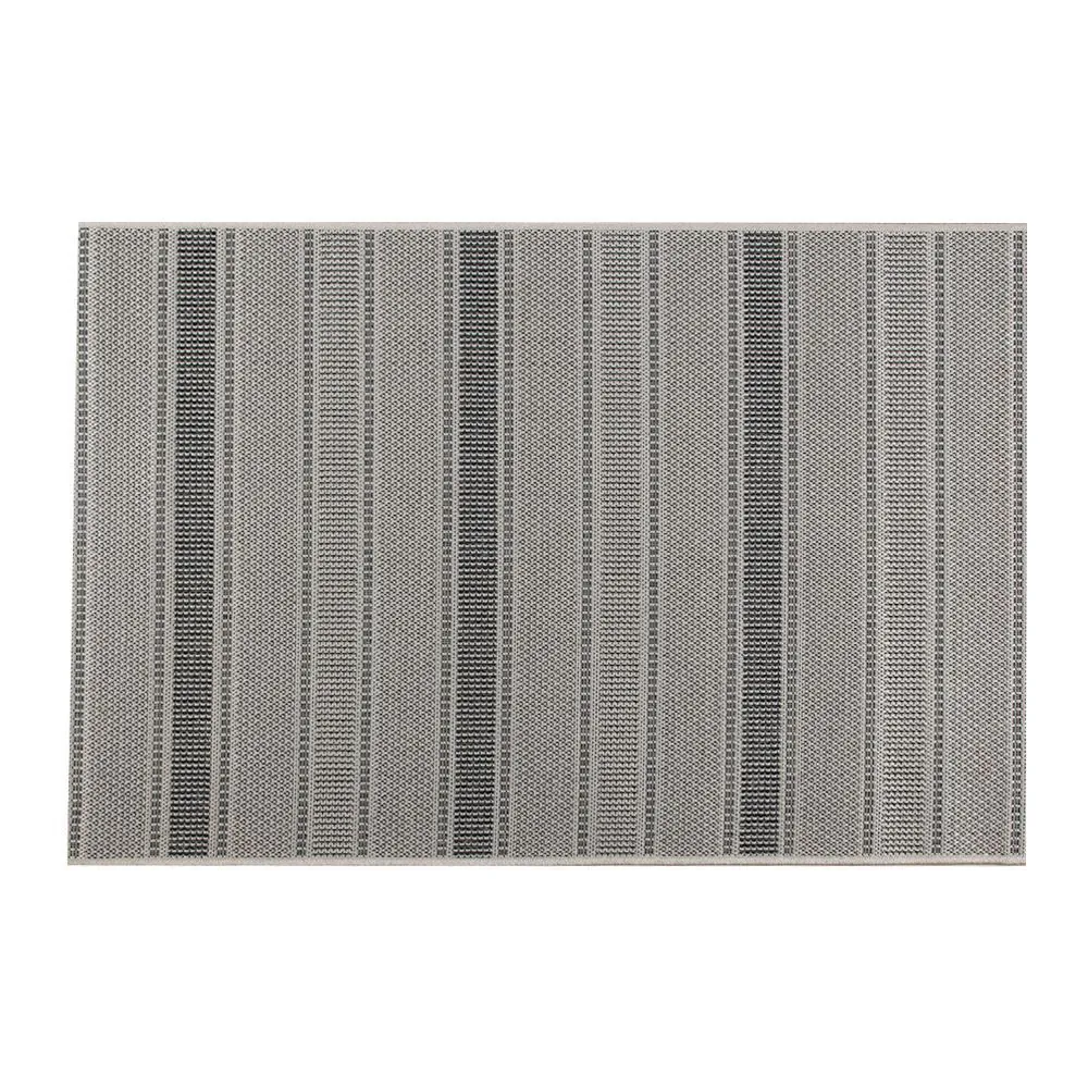 Tapete para Cozinha 1,00X1,50 M Cancun Sisal - Traços Chumbo