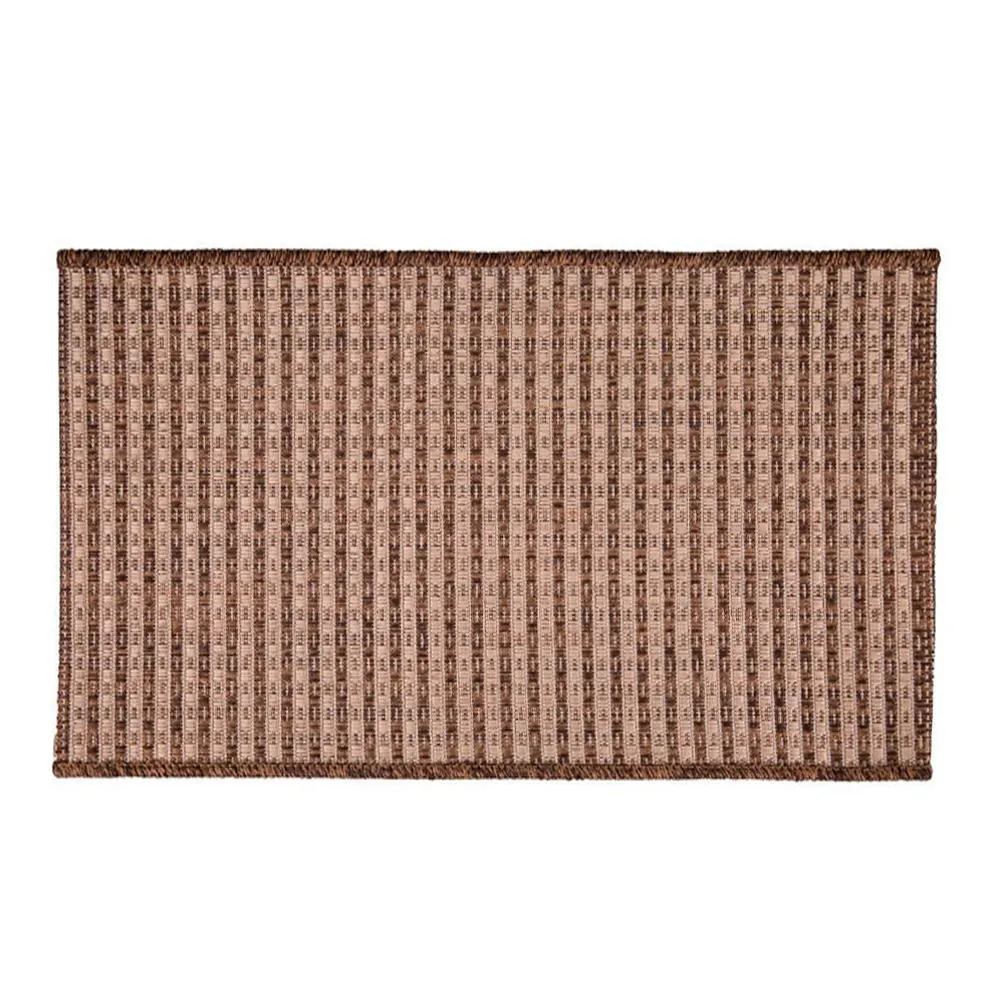 Tapete para Quarto e Sala 1,33X1,90 M Cancun Sisal - Trama Marrom