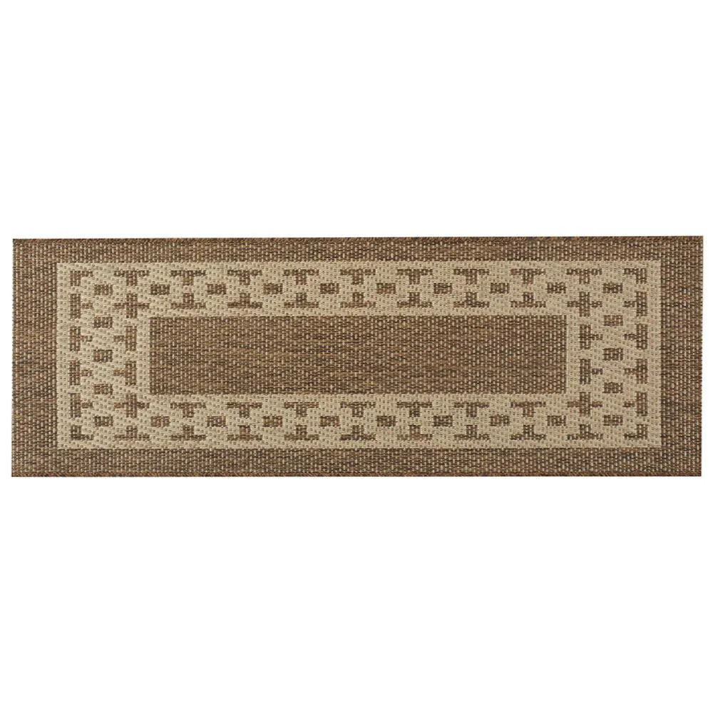 Tapete Cancun 50X1,20M Sisal - Grega Marrom