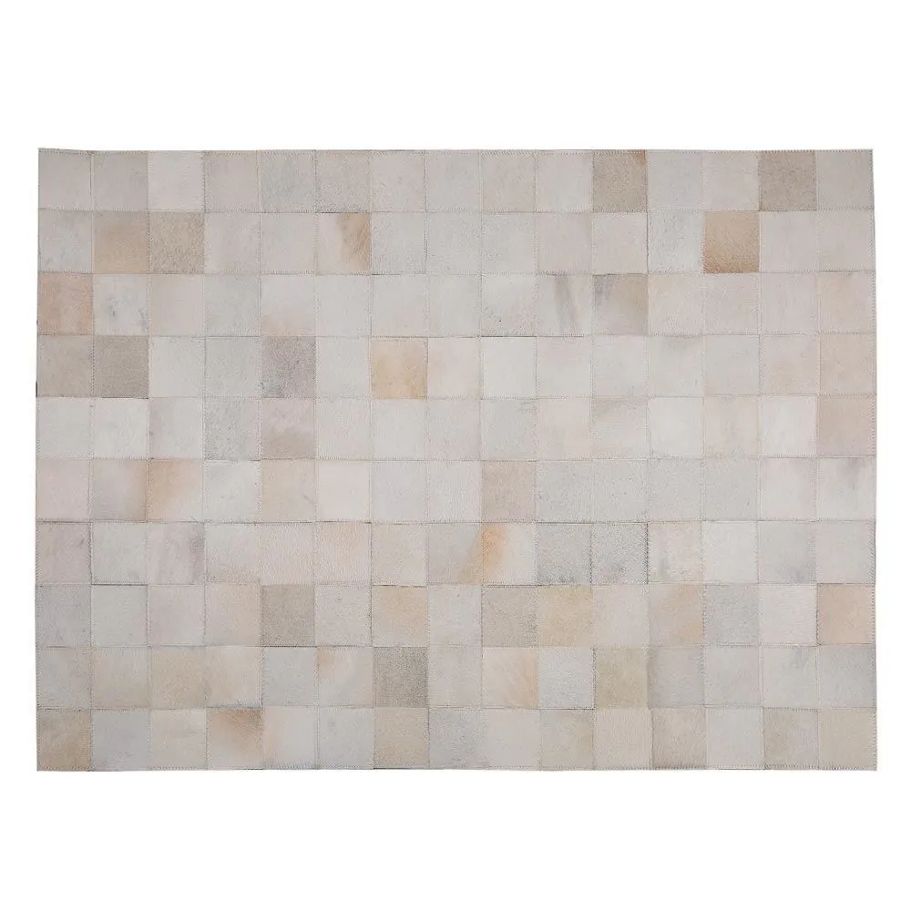 Tapete de Couro Texas 1,00X1,50 m - Off White