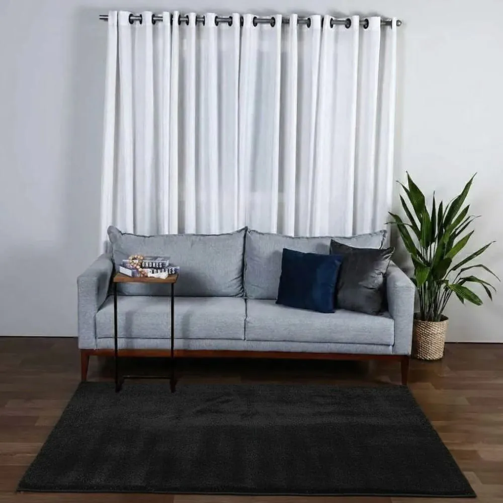 Tapete para Quarto e Sala 1,40X2,00 m Denver - Antracite
