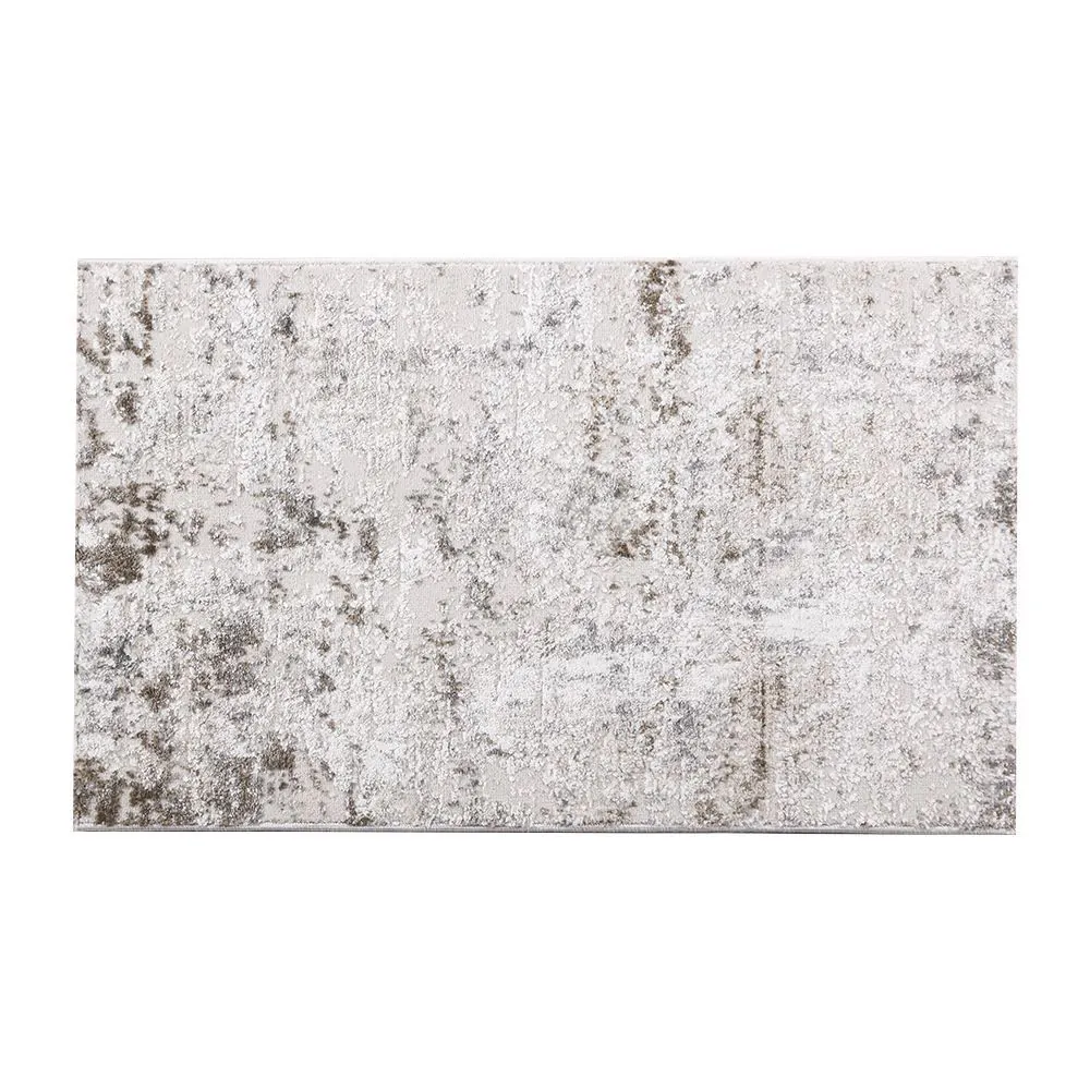Tapete para Quarto e Sala 60Cmx1,00M Ibiza - Creme Marrom