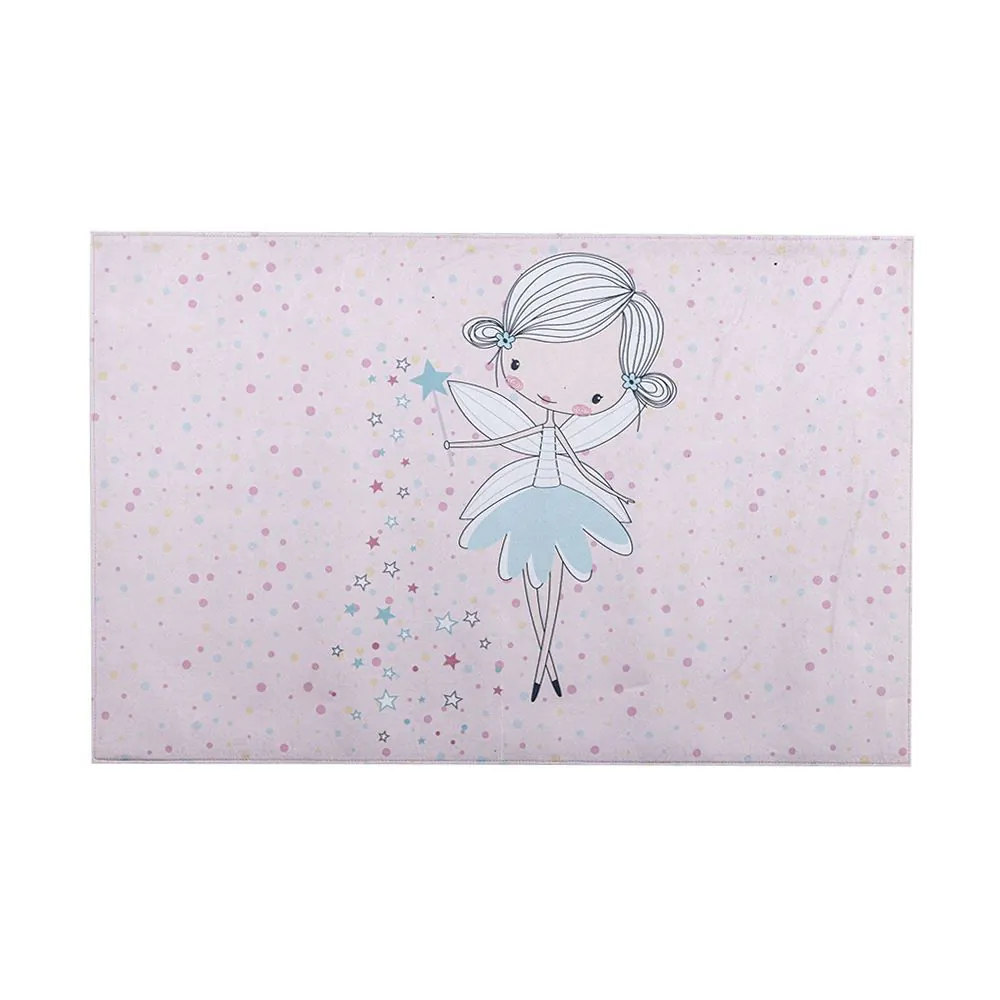 Tapete para Quarto Infantil 80X125 Cm - Fada
