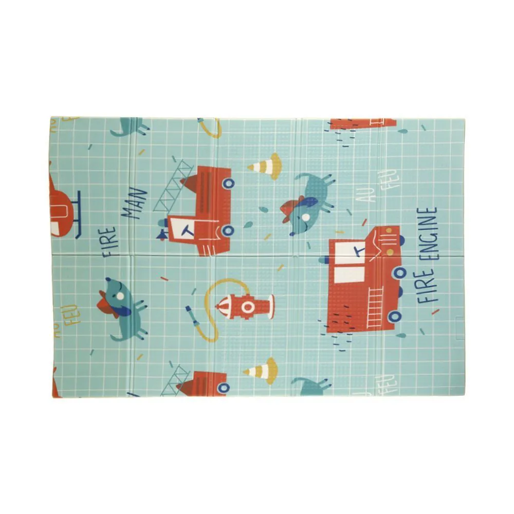 Tapete Infantil Dobrável 1,20X1,80 m Encantos Baby - Bombeiro