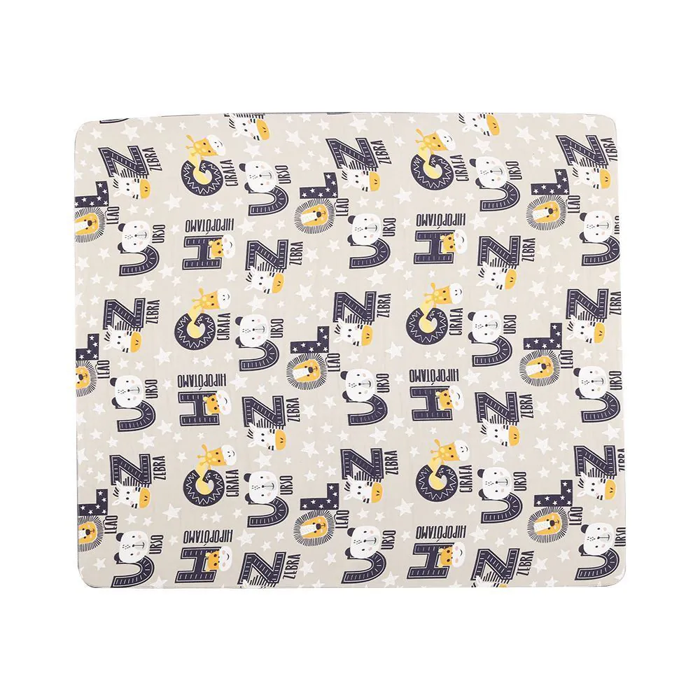 Tapete Infantil Estampado 1,30X1,50 m - Abc Safari