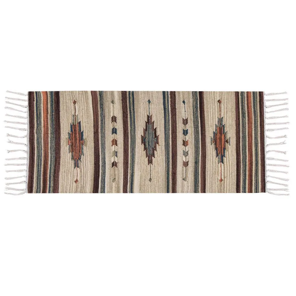 Tapete para Quarto Ou Sala 50Cmx1,20 m Kilim - Bege