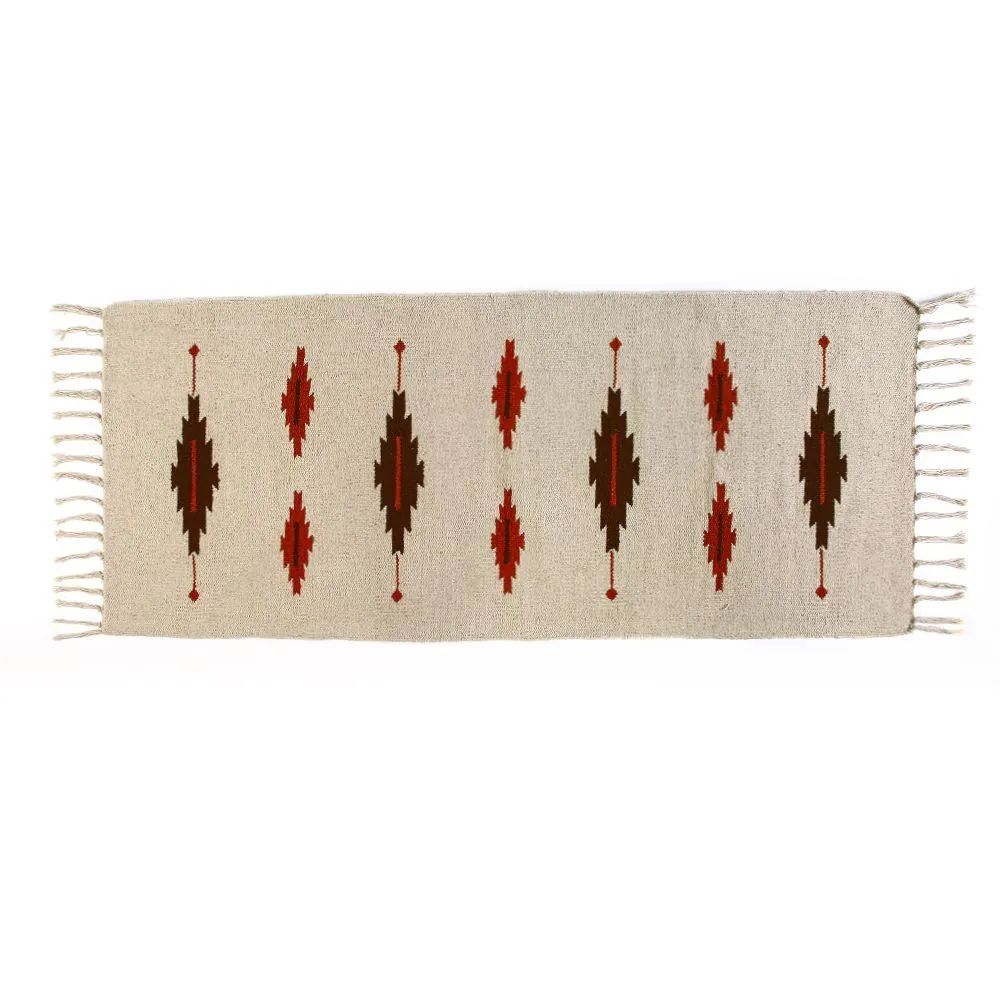 Tapete para Quarto Ou Sala 50Cmx1,20 m Kilim - Natural Terracota TI