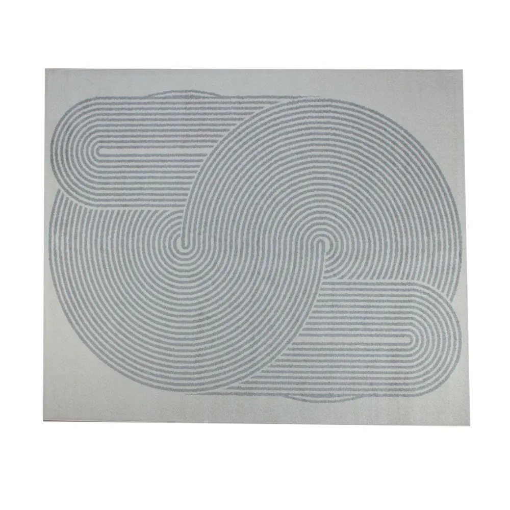 Tapete para Quarto e Sala 2,00X2,50 m Lotus - Cinza Design