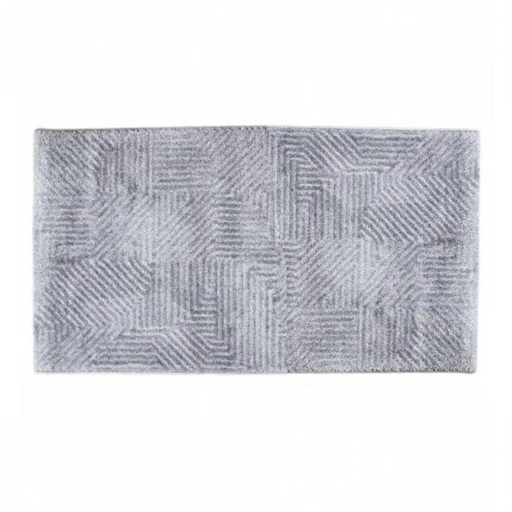 Tapete para Quarto e Sala 57Cm X 1,00M Lucca - Cinza Elegance