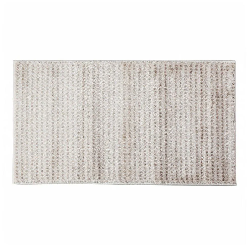 Tapete para Quarto e Sala 57Cm X 1,00M Lucca - Off Bege