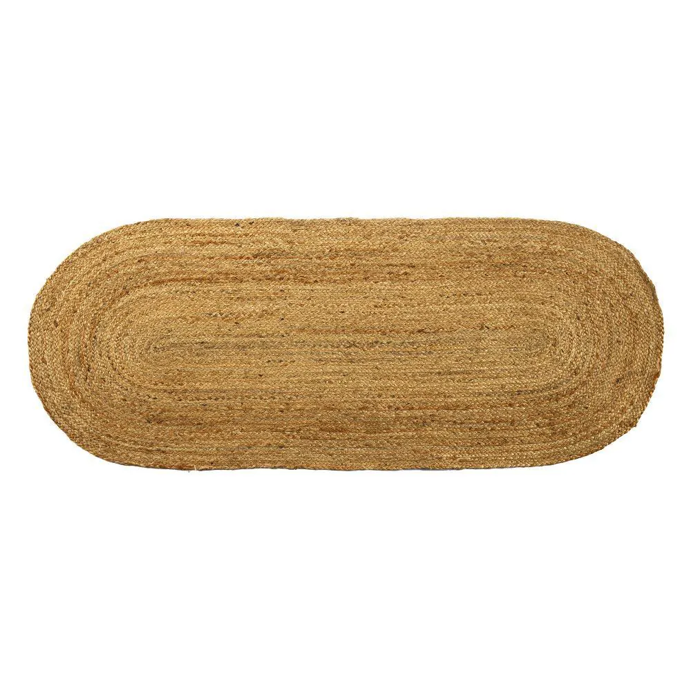 Tapete para Quarto e Sala 60Cmx1,50 m Malta Oval - Bege